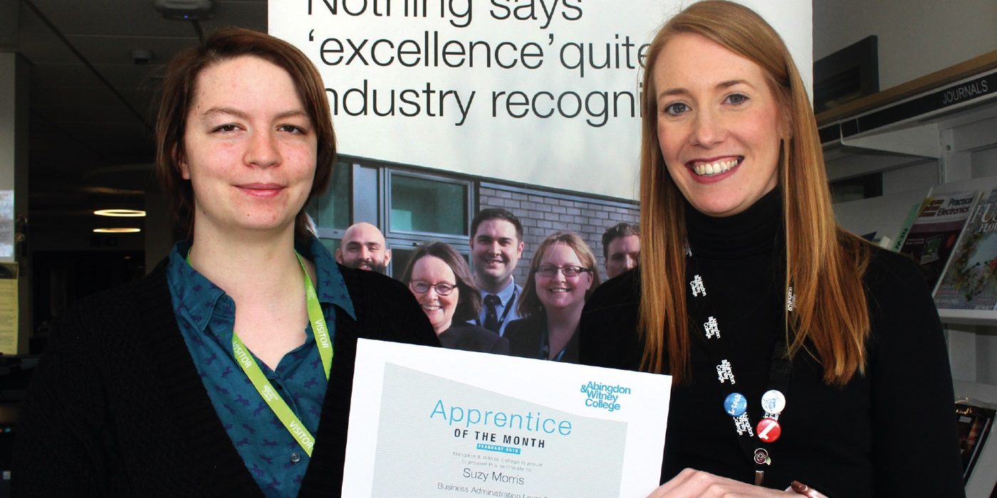 Apprentice of the Month, February 2019: Suzy Morris